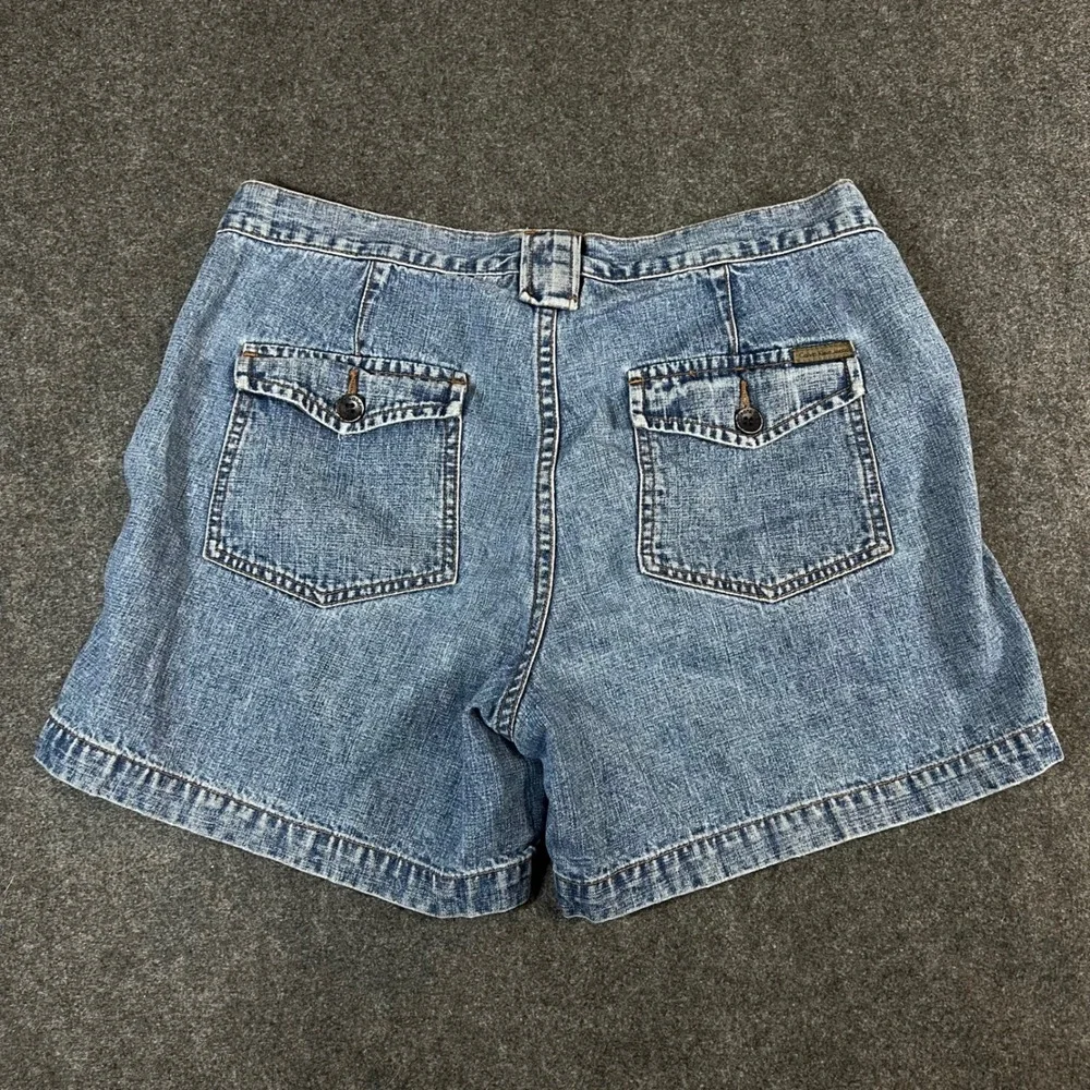 Calvin Klein Jeans Womens Size 10 Denim Shorts High Rise Medium Wash Cotton VTG